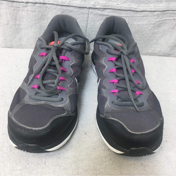 2014 Nike Dual Fusion Run 3 Womens Lace Up Running Shoes - Picture 1 of 9